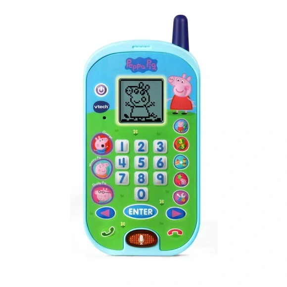 VTech Peppa Pig Let’s Chat Learning Phone, Kid Play Toy - Picture 5 of 8